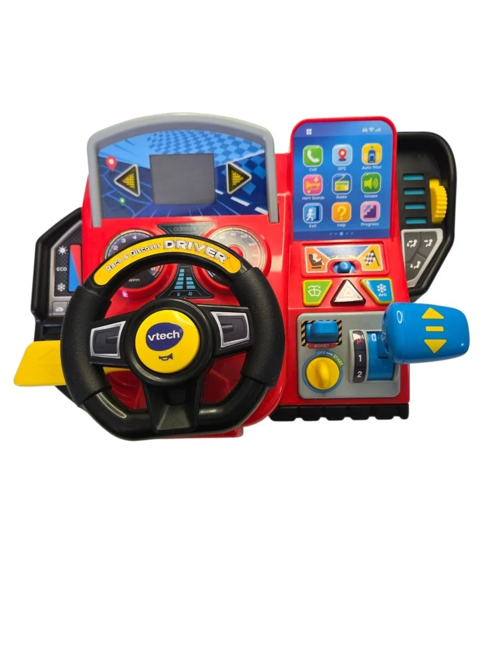 🚗 VTech Race & Discover Driver Interactive Steering Wheel Learning Toy | Preten